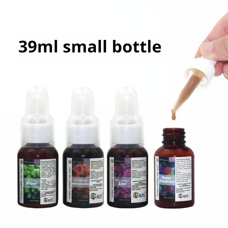 Coral Food Liquid - 3-Pack Liquid Coral Jellyfish Food, Rotifers,