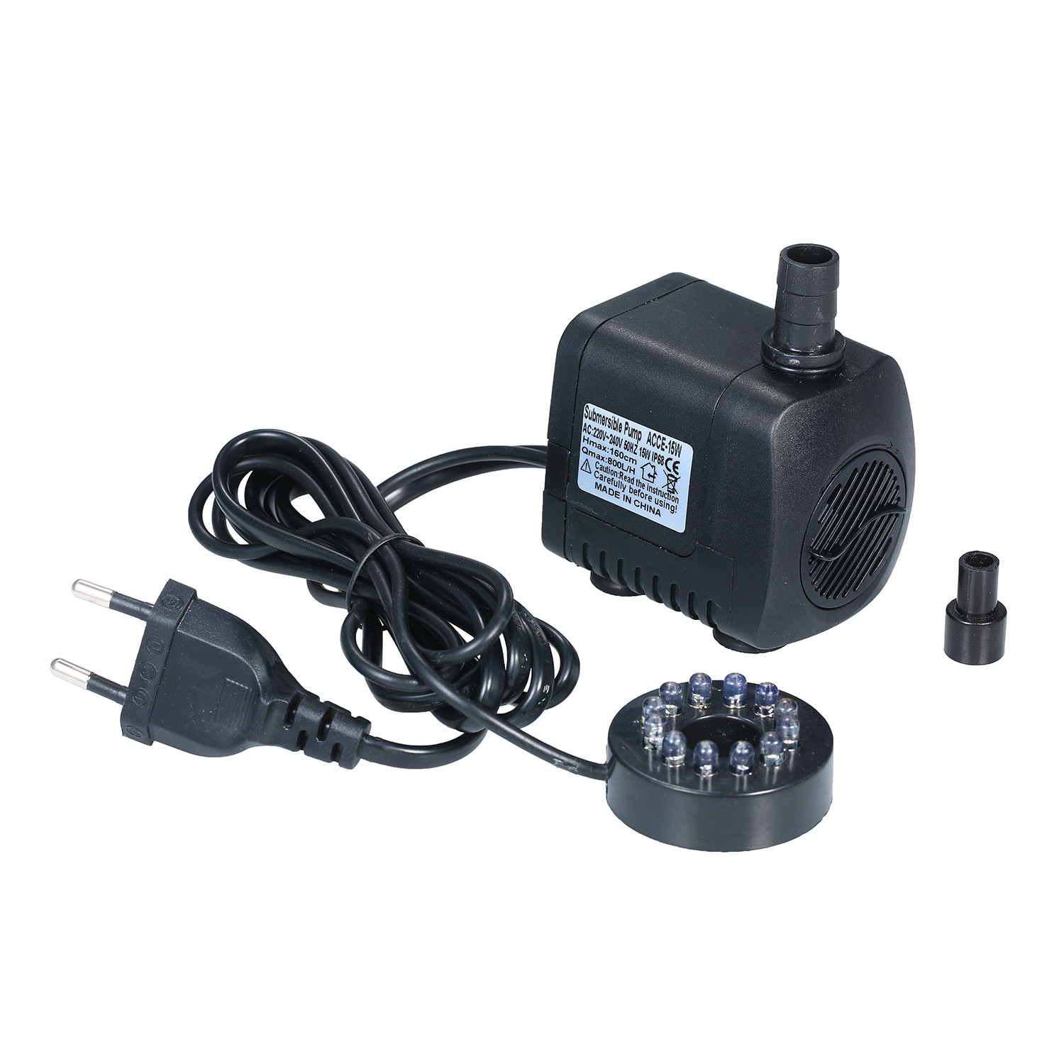 Marine Aquarium Led - LED Light Submersible Pump 800L/H Ultra-Quiet