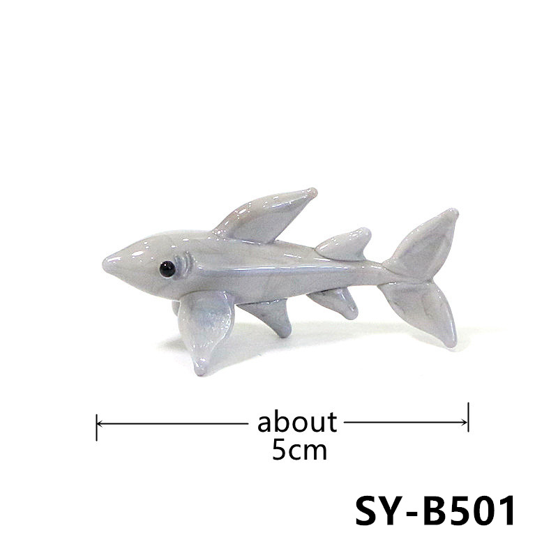 Handmade Mini Glass Shark Figu - огляд і ціна Marine Aquarium Orp