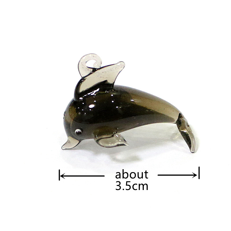 Cute Dolphin Charm Glass Penda - огляд і ціна Marine Aquarium Orp