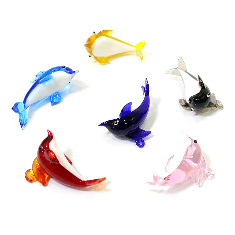 Cute Dolphin Charm Glass Penda - огляд і ціна Marine Aquarium Orp