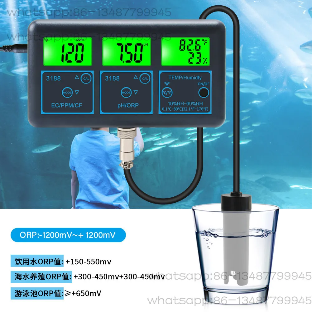 Tuya 7-in-1 Online Water Quali - огляд і ціна Marine Aquarium Orp